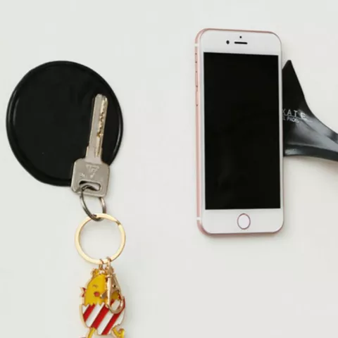 Gel Pad Antid&eacute;rapant 2x Tapis Autocollants Touches T&eacute;l&eacute;phone - Carrelage Tableau de Bord