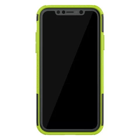 &Eacute;tui hybride standard antichoc pour iPhone 11 - Vert Noir
