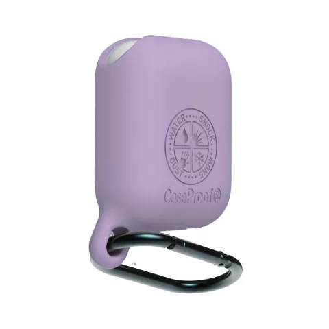 CaseProof Waterproof compatible avec AirPods 1&egrave;re et 2&egrave;me g&eacute;n&eacute;ration - Violet