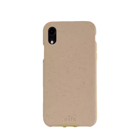 Pela Eco Eco-Friendly Case &Eacute;tui de protection biod&eacute;gradable compatible avec iPhone 11 - Sable
