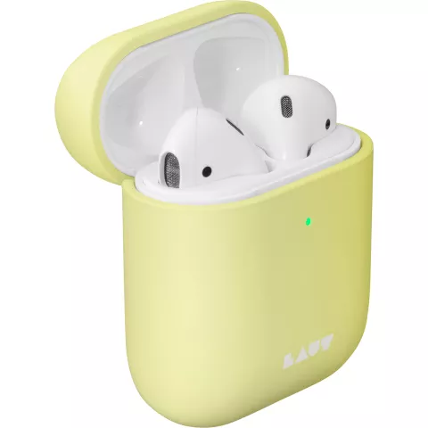 &Eacute;tui de protection Laut Huex pastel cover compatible avec AirPods - Jaune clair
