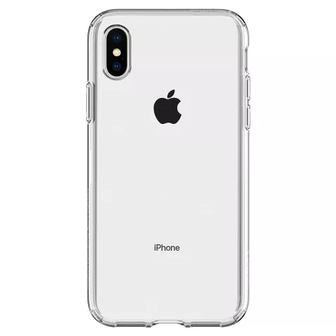 Spigen Liquid Crystal coque de protection fine en TPU compatible avec iPhone X XS - Transparent