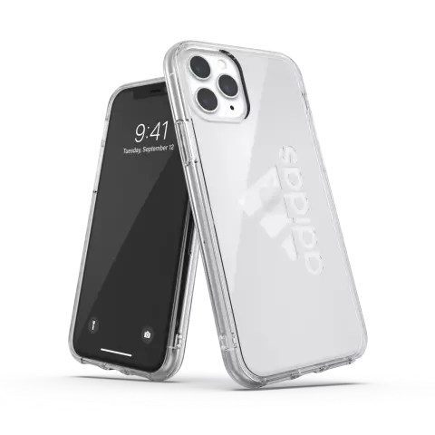 adidas coque de protection grand logo performance compatible avec iPhone 11 Pro - Transparent