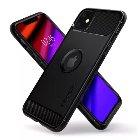 Spigen Armor Case Housse de Protection Antichoc compatible avec iPhone 11 - Noir