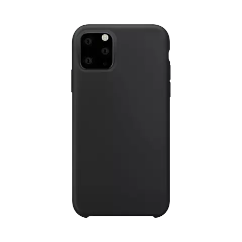 Coque de protection en silicone Xqisit pour iPhone 11 Pro Max - Noire