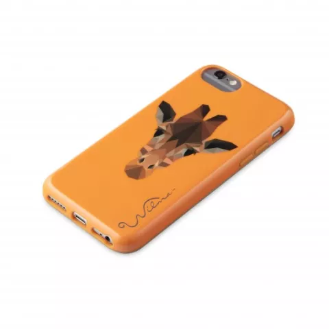 Coque iPhone 6 6s 7 8 SE 2020 SE 2022 - Wilma Glow in the Dark Savanna Girafe