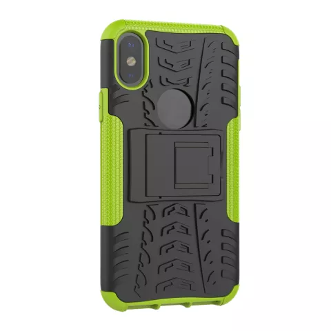 Coque de protection antichoc la coque compatible avec iPhone X XS - Vert