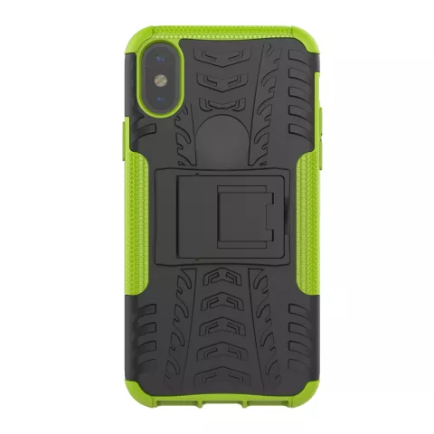 Coque de protection antichoc la coque compatible avec iPhone X XS - Vert