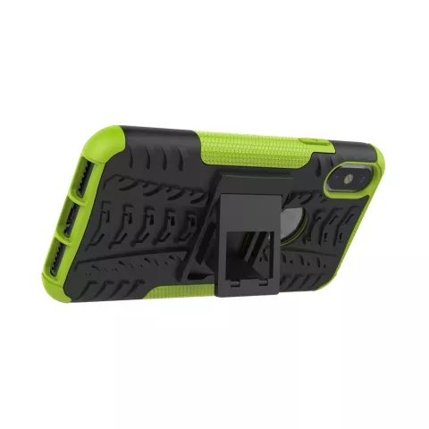 Coque de protection antichoc la coque compatible avec iPhone X XS - Vert