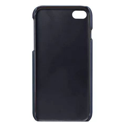 Duo Cardslot Wallet &Eacute;tui portefeuille compatible avec iPhone 7 8 SE 2020 SE 2022 - Protection Bleu Fonc&eacute;