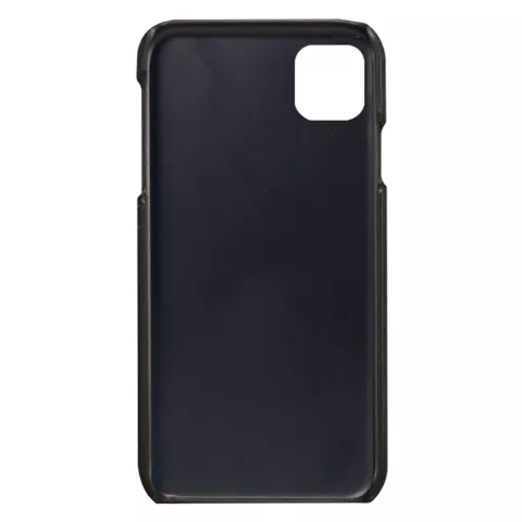 Duo Cardslot Wallet Portefeuille &eacute;tui compatible avec iPhone 11 Pro Max - Protection Noire