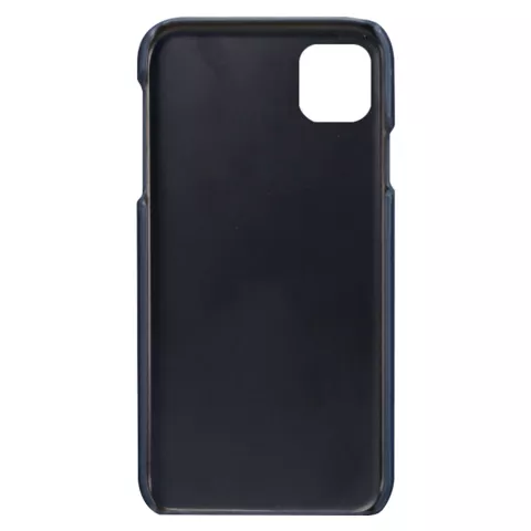 Coque iPhone 11 Pro Max Portefeuille Portefeuille en Cuir - Protection Bleue