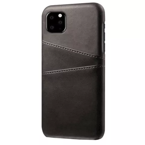 Coque iPhone 11 Wallet Wallet en cuir - Black Protection