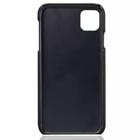 Duo Cardslot Wallet Portefeuille la coque compatible avec iPhone 11 - Protection Noire