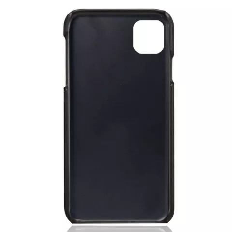 Duo Cardslot Wallet Portefeuille &eacute;tui compatible avec iPhone 11 Pro - Protection Noire