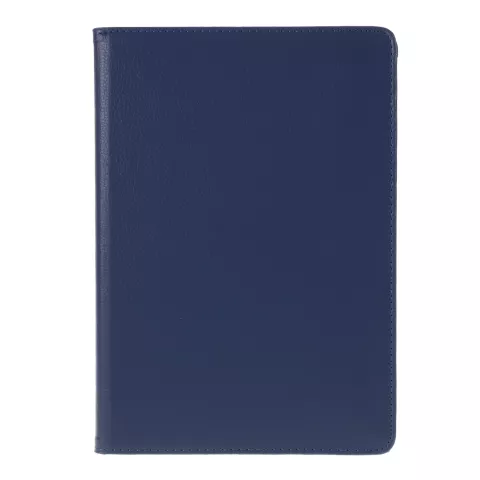 Litchi Texture Cuir compatible avec iPad 10,2&quot; &amp; iPad Air 3 10,5&quot; (2019) &amp; iPad Pro 10,5&quot; (2017) &eacute;tui avec coque - Bleu fonc&eacute; Protection Standard