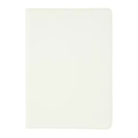 Coque iPad 10.2 pouces en cuir textur&eacute; Litchi avec coque - Blanc Protection Standard