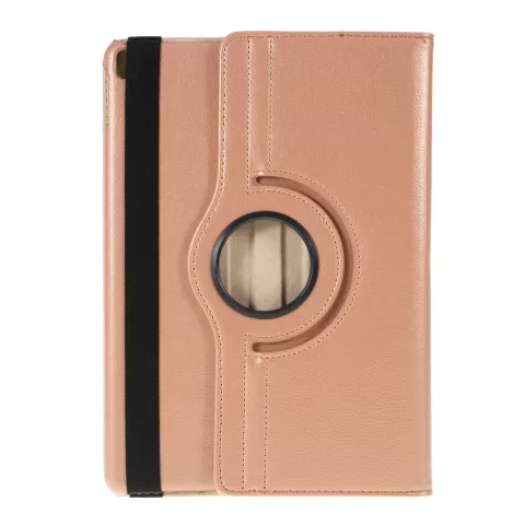 Litchi Texture Cuir compatible avec iPad 10,2&quot; &amp; iPad Air 3 10,5&quot; (2019) &amp; iPad Pro 10,5&quot; (2017) &eacute;tui avec coque - Or Rose Protection Standard