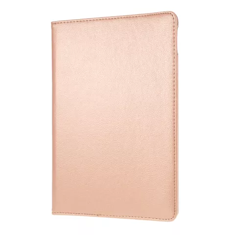 Litchi Texture Cuir compatible avec iPad 10,2&quot; &amp; iPad Air 3 10,5&quot; (2019) &amp; iPad Pro 10,5&quot; (2017) &eacute;tui avec coque - Or Rose Protection Standard