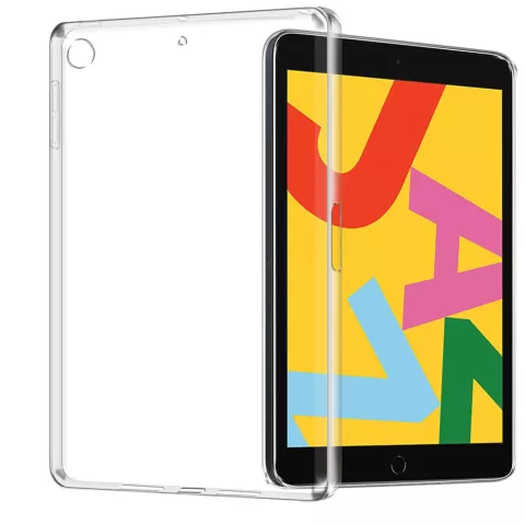 Housse de protection TPU compatible avec iPad 10,2 pouces - Transparente