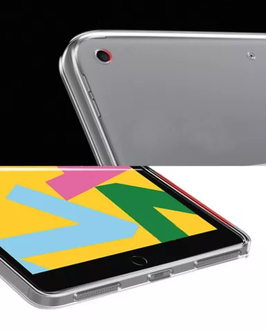 Housse de protection TPU compatible avec iPad 10,2 pouces - Transparente