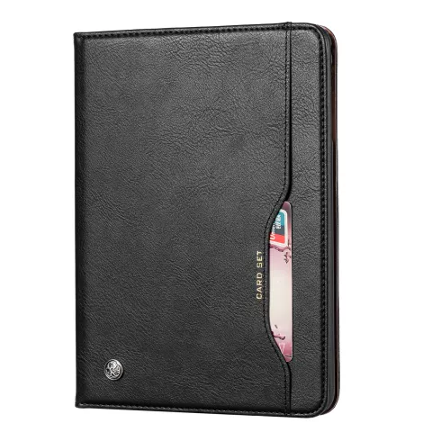 Etui Portefeuille Etui Portefeuille Avec Porte-Stylo En Cuir Artificiel Pour iPad 10.2 Pouces - Noir