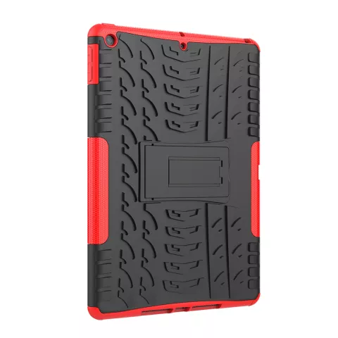 B&eacute;quille en plastique TPU pour iPad 10,2 pouces - Rouge