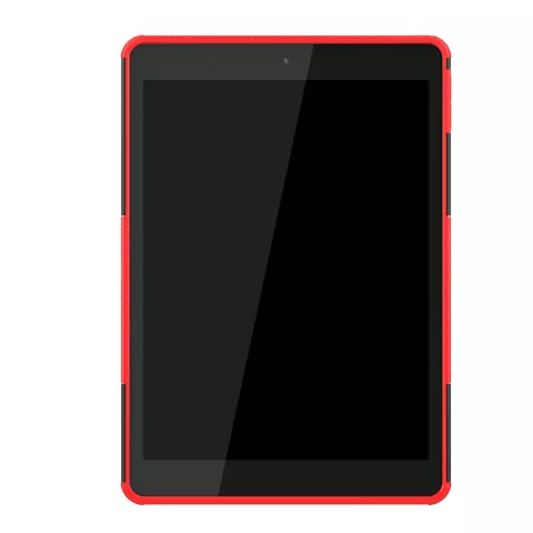 Profil De Pneu Poign&eacute;e De Couverture B&eacute;quille En Plastique TPU compatible avec iPad 10,2 Pouces - Rouge