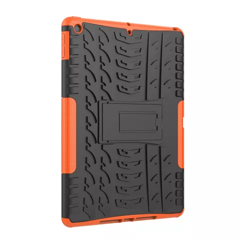 B&eacute;quille de protection de profil de bande en plastique TPU iPad 10,2 pouces - Orange
