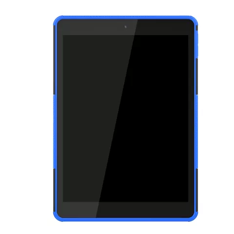 Profil De Pneu Poign&eacute;e De Couverture B&eacute;quille En Plastique TPU compatible avec iPad 10,2 Pouces - Bleu