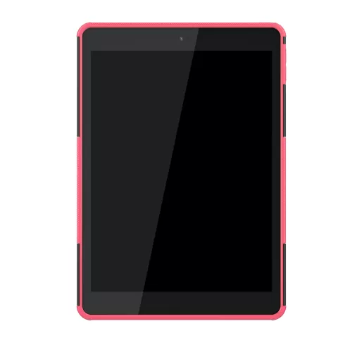 Profil De Pneu Poign&eacute;e De Couverture B&eacute;quille En Plastique TPU compatible avec iPad 10,2 Pouces - Rose