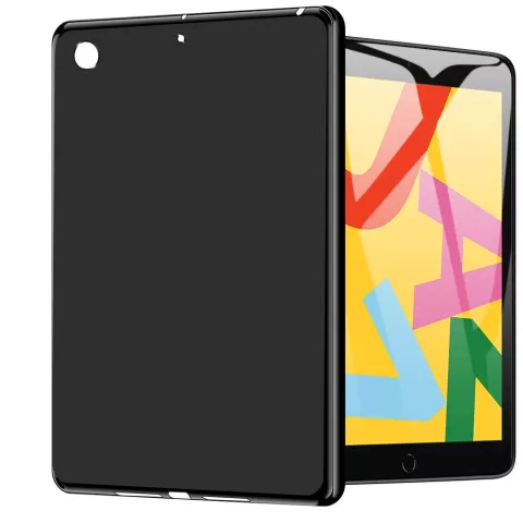 &Eacute;tui De Couverture En Plastique Souple TPU &Eacute;tanche compatible avec iPad 10,2 Pouces - Noir