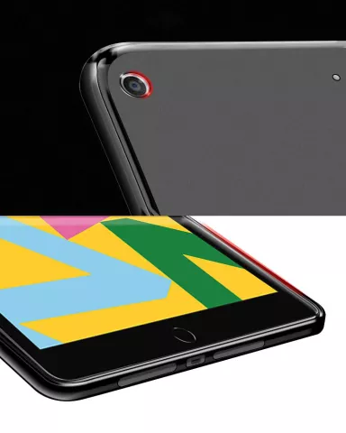 &Eacute;tui De Couverture En Plastique Souple TPU &Eacute;tanche compatible avec iPad 10,2 Pouces - Noir