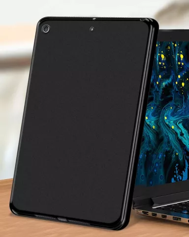 &Eacute;tui De Couverture En Plastique Souple TPU &Eacute;tanche compatible avec iPad 10,2 Pouces - Noir
