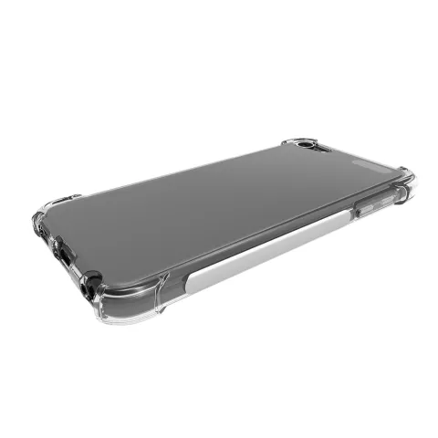 &Eacute;tui de protection en TPU r&eacute;sistant aux chutes antid&eacute;rapant compatible avec iPod Touch 5 iPod Touch 6 iPod Touch 7 - Transparent