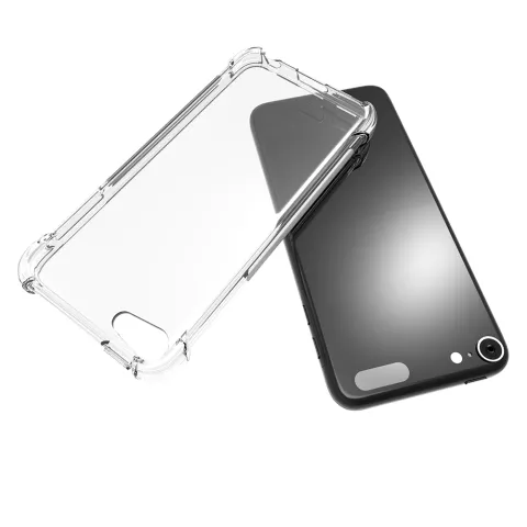 &Eacute;tui de protection en TPU r&eacute;sistant aux chutes antid&eacute;rapant compatible avec iPod Touch 5 iPod Touch 6 iPod Touch 7 - Transparent