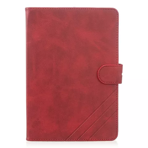 Portefeuille Etui Portefeuille En Similicuir avec Support pour iPad mini 1 2 3 4 5 - 7,9 pouces - Rouge