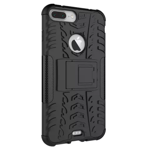 Coque de protection antichoc iPhone 7 Plus 8 Plus - Noire