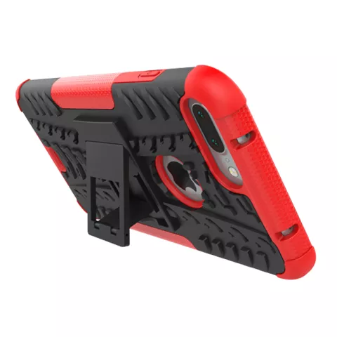 Coque de protection antichoc la coque compatible avec iPhone 7 Plus 8 Plus - Rouge
