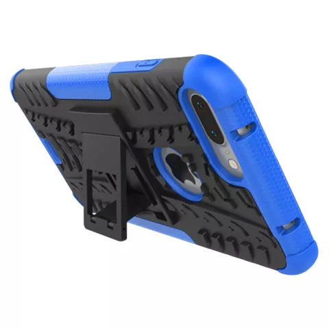 Coque de protection antichoc la coque compatible avec iPhone 7 Plus 8 Plus - Bleu