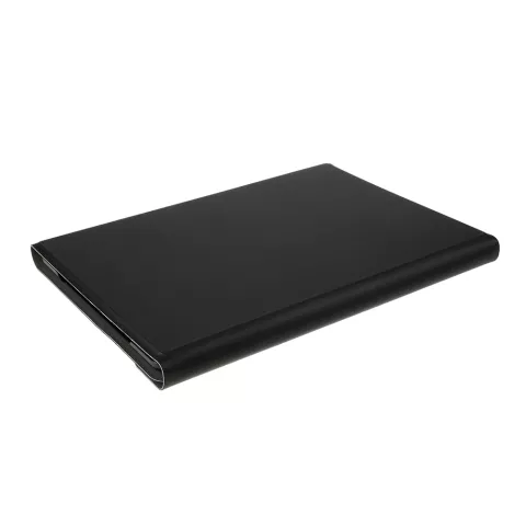 Clavier en cuir Bluetooth sans fil 2 en 1 compatible avec iPad 10.2 et &agrave; l&#039;iPad Air 3 10,5 pouces (2019) et &agrave; l&#039;iPad Pro 10,5 pouces (2017) - Noir QWERTY