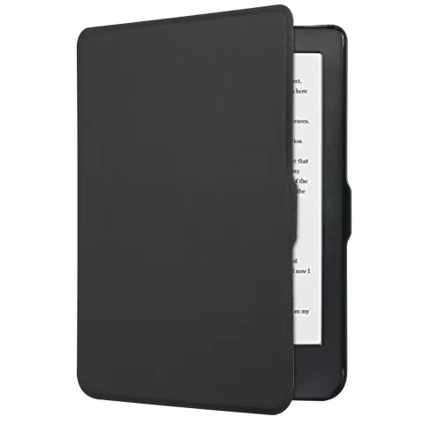 &Eacute;tui en cuir artificiel avec housse compatible avec Kobo Clara HD - Noir