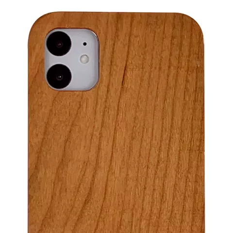Bois de cerisier la coque compatible avec iPhone 11 - Bois v&eacute;ritable Nature