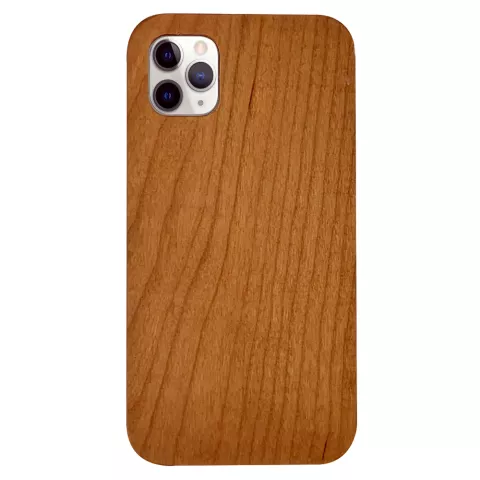 Bois de cerisier la coque compatible avec iPhone 11 Pro - Bois v&eacute;ritable Nature