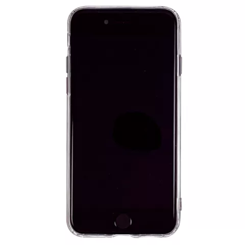 Coque en TPU Peaches iPhone 7 8 SE 2020 SE 2022 - Rose Transparente Flexible