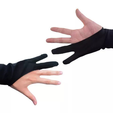 Manchon de gant anti-toucher Gant de dessin stylet compatible avec Apple et Samsung - Noir