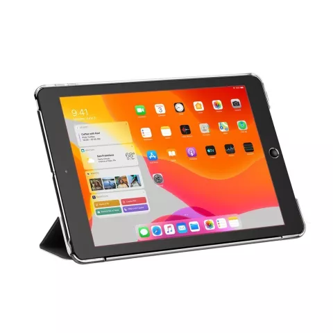 Baseus Jane Hybrid compatible avec iPad 10,2 pouces Tri-Fold Cover - Noir