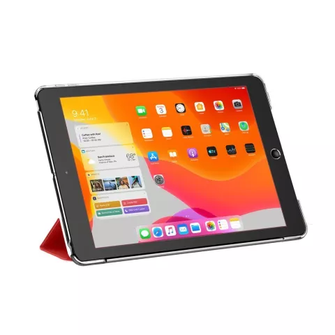 Coque iPad 10.2 pouces Baseus Jane Hybrid Tri-Fold - Rouge