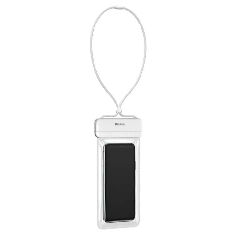 &Eacute;tui de t&eacute;l&eacute;phone &eacute;tanche Baseus Indice IPX8 - jusqu&#039;&agrave; max 7,2 pouces Blanc