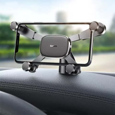 Support de t&eacute;l&eacute;phone par gravit&eacute; Baseus pour tableau de bord de voiture - Universel